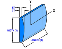 Plano-Convex Cylindrical Lens